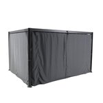 HESPERIDE Jeu de 4 rideaux pour pergola Belize 3,6 x 3 m - Hespéride