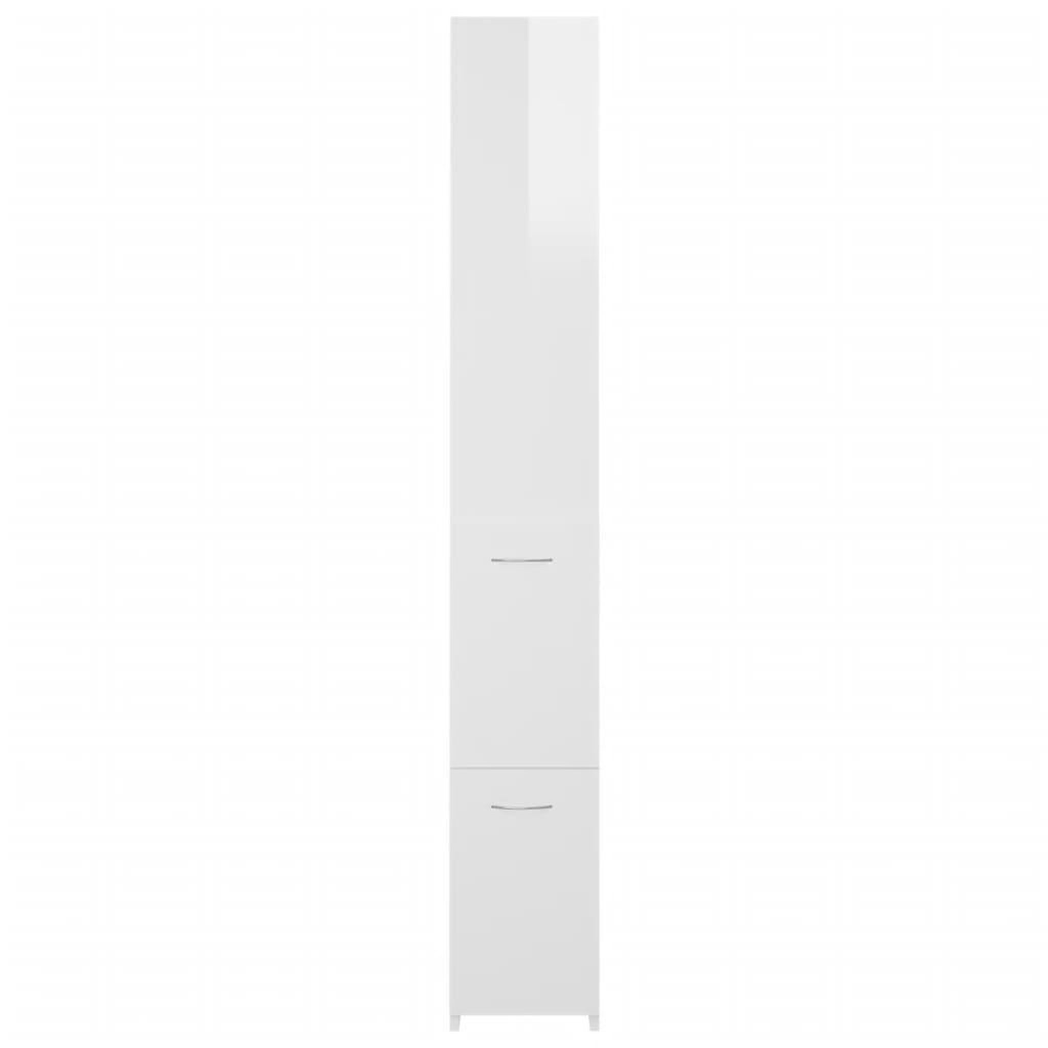 Voir la diapositive 4 : VIDAXL Armoire de bain blanc brillant 25x26,5x170 cm bois d'ingenierie