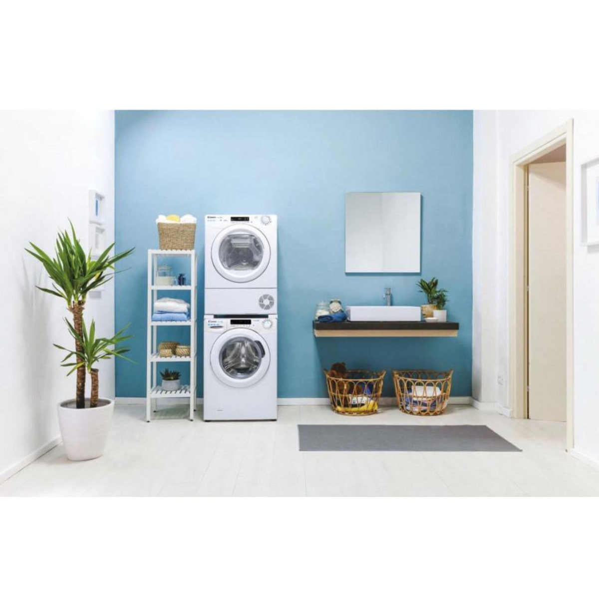 Candy Sèche-linge pompe à chaleur à condensation 60cm 11kg - csoeh11a2te-s