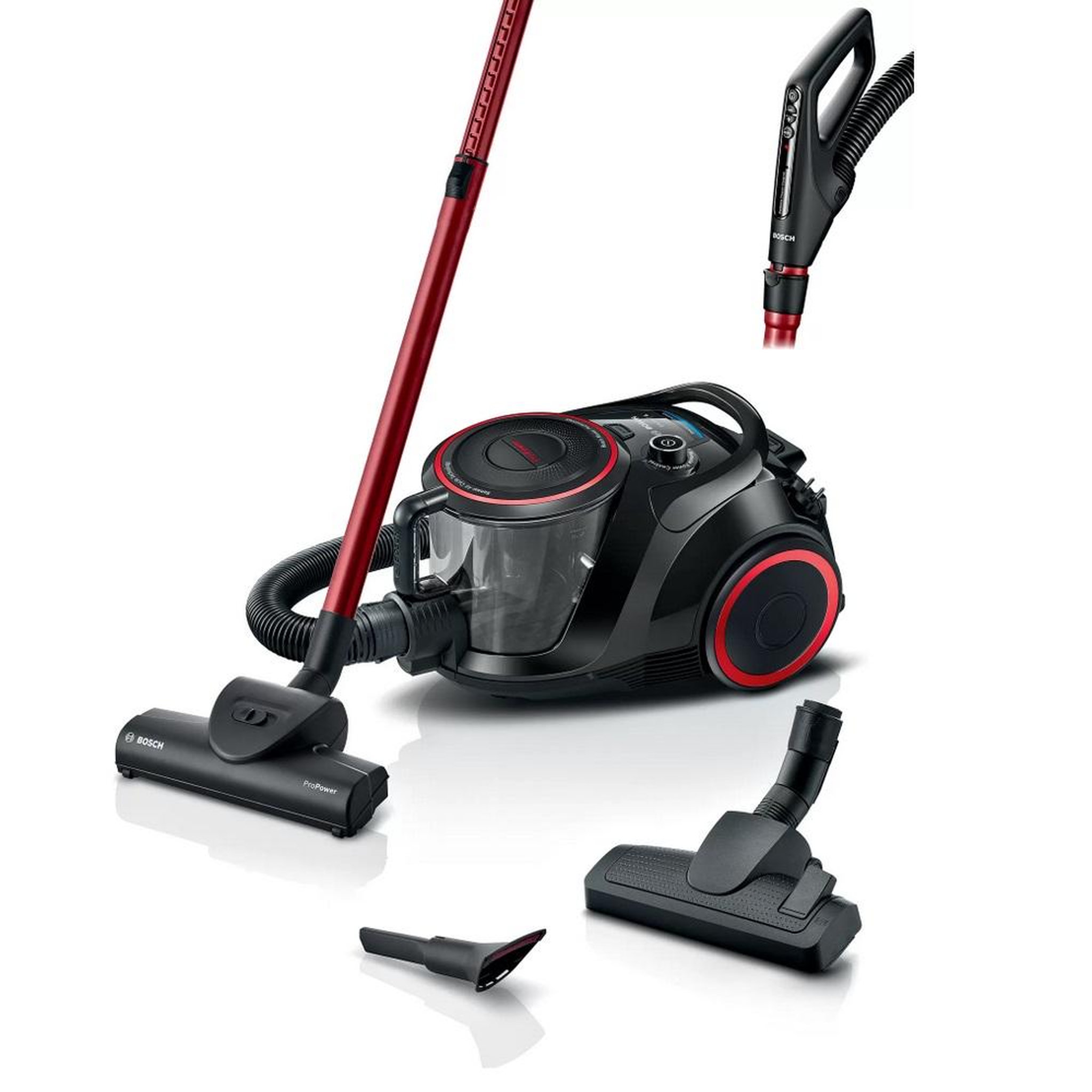 BOSCH Aspirateur sans sac 700w 72db noir - bgs41pow1