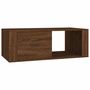 Voir la diapositive 2 : VIDAXL Table basse Chene marron 100x50,5x35 cm Bois d'ingenierie
