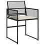 Voir la diapositive 4 : VIDAXL Ensemble a manger de jardin 13 pcs coussins noir resine tressee