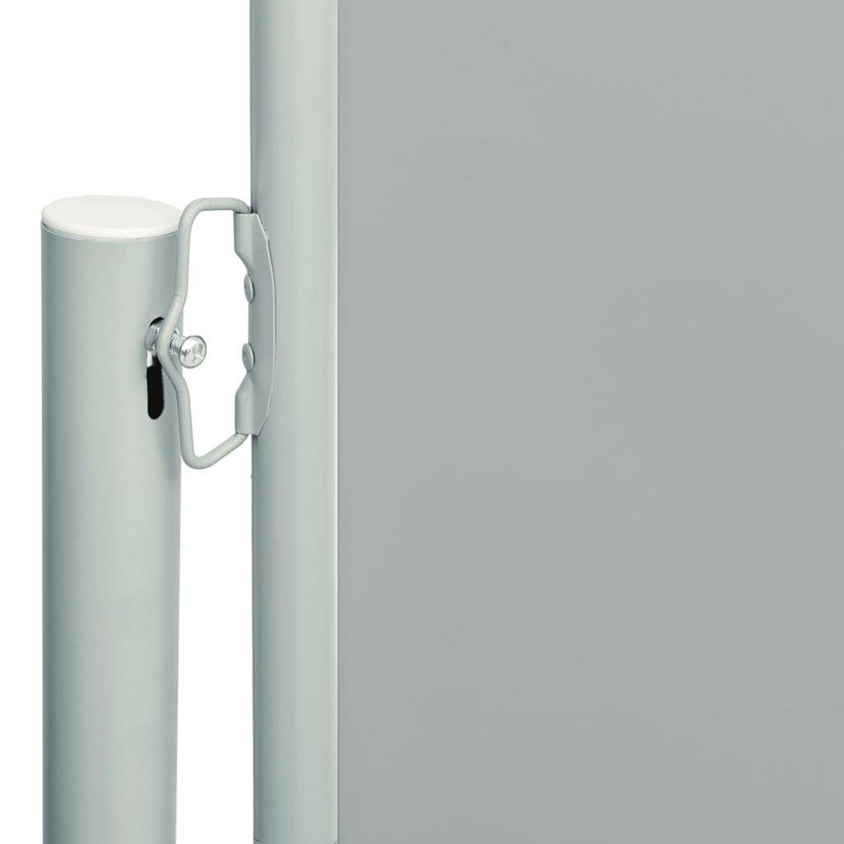 VIDAXL Auvent lateral retractable de patio 220x600 cm Gris