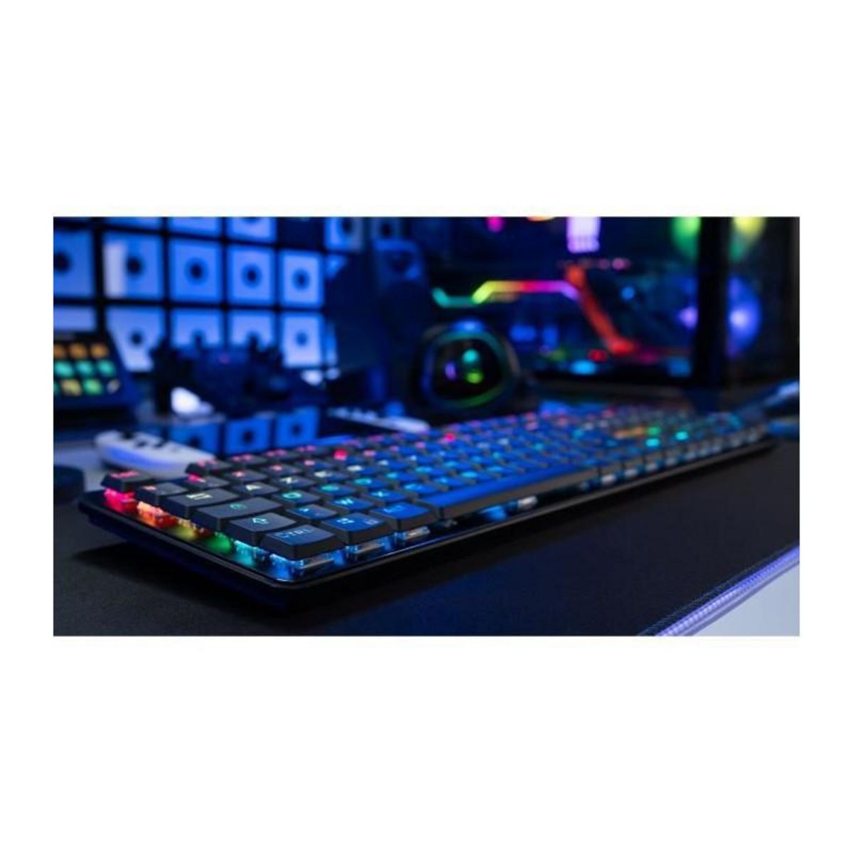 THE G-LAB Clavier gamer KEYZ PLATINIUM FR