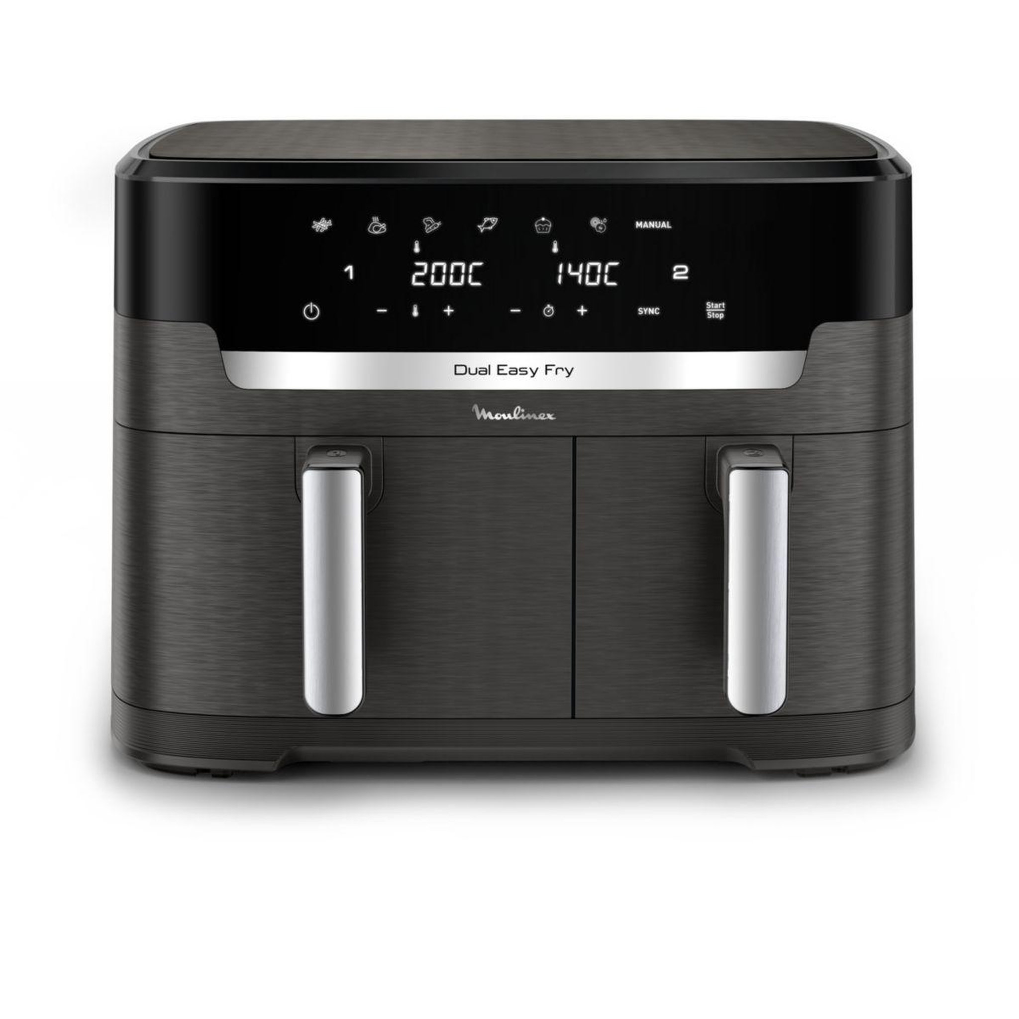 Voir la diapositive 2 : MOULINEX Friteuse sans huile easy fry dual xxl 11l ez942hf0
