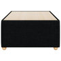 Voir la diapositive 4 : VIDAXL Cadre de lit sans matelas noir simple tissu