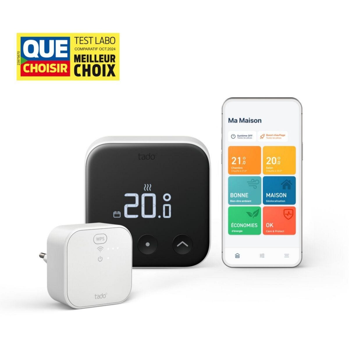 Tado Thermostat connecté Kit de démarrage X filaire