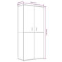 Voir la diapositive 6 : VIDAXL Armoire a chaussures chene fume 80x39x178 cm bois d'ingenierie