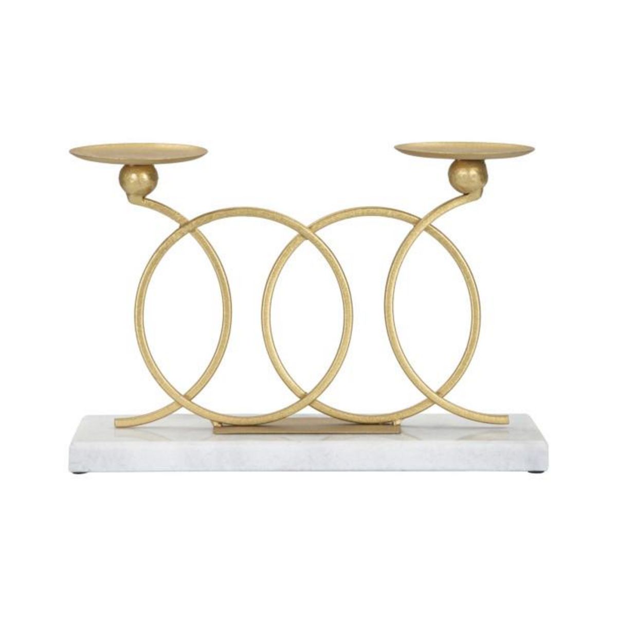 Paris Prix Bougeoir Design en Marbre  Infinity  30cm Or