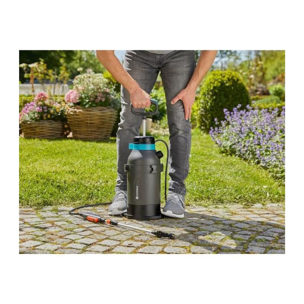 Gardena GARDENA Pulverisateur a pression sur batterie EasyPump 5L