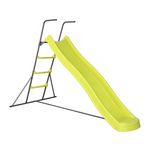 Habitat et Jardin Toboggan de jardin à double vague  Poly  en vert - 240 x 120 x 156 cm