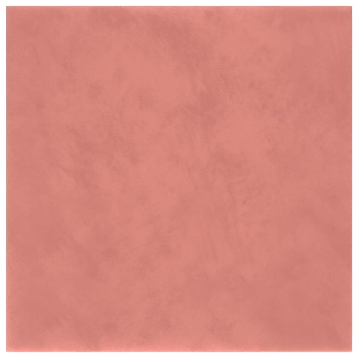 VIDAXL Panneaux muraux 12 pcs Rose 30x30 cm Velours 1,08 m²