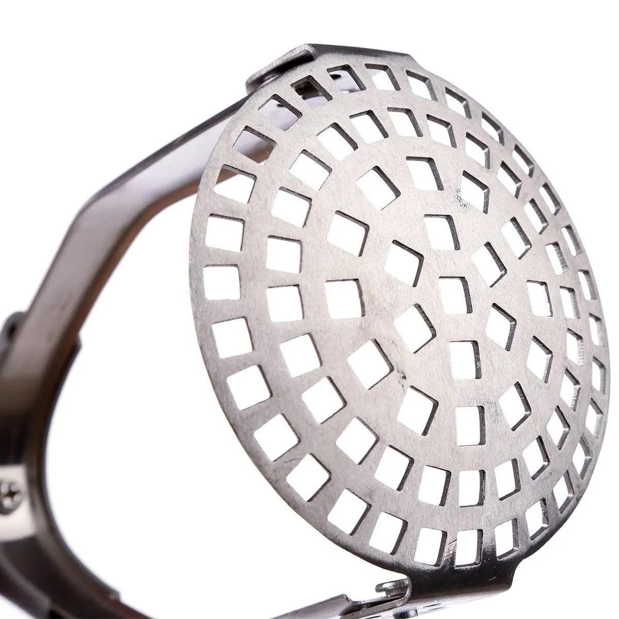 Voir la diapositive 2 : FIVE Presse pomme de terre  pliant  29cm argent