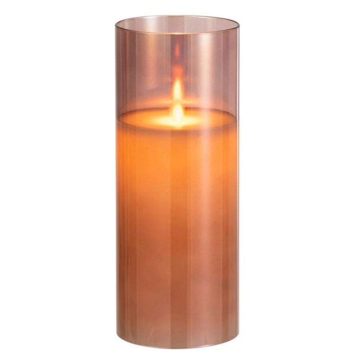 Paris Prix Lampe à Poser Led  Brillante  25cm Marron