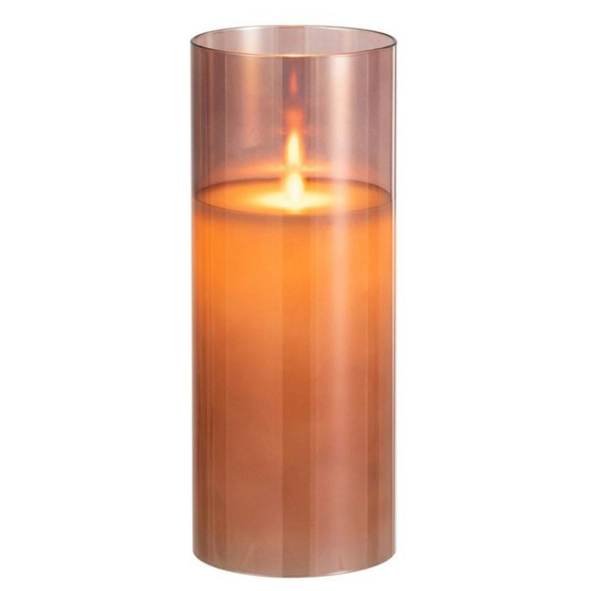 Paris Prix Lampe à Poser Led  Brillante  25cm Marron