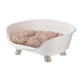 Voir la diapositive 2 : Ferplast Corbeille - FERPLAST - THRONE 4 - Avec coussin relax - Blanc