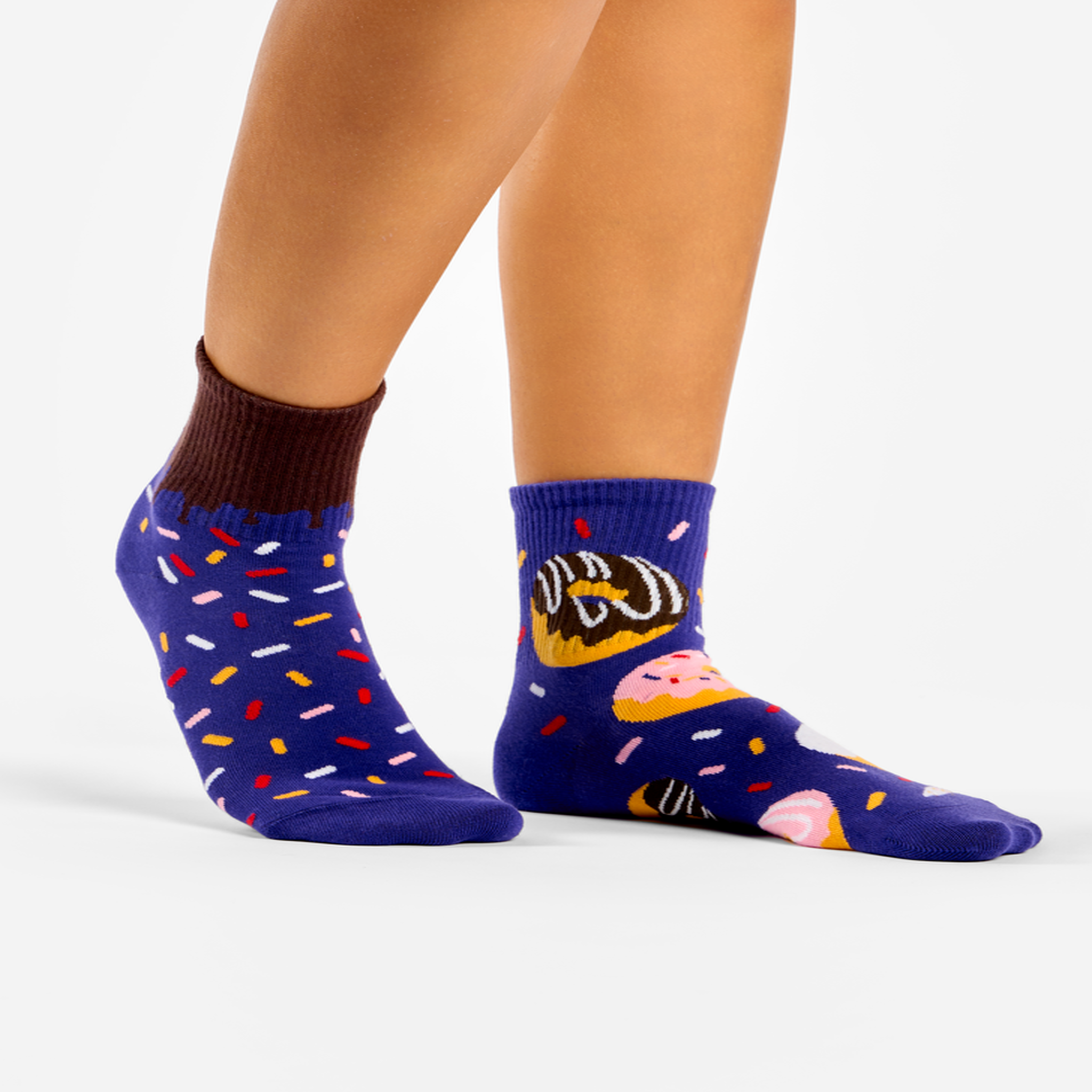 Voir la diapositive 3 : DEDOLES Chaussettes courtes donuts sucrés