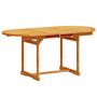 Voir la diapositive 3 : VIDAXL Ensemble a manger de jardin 5pcs bois d'acacia solide textilene