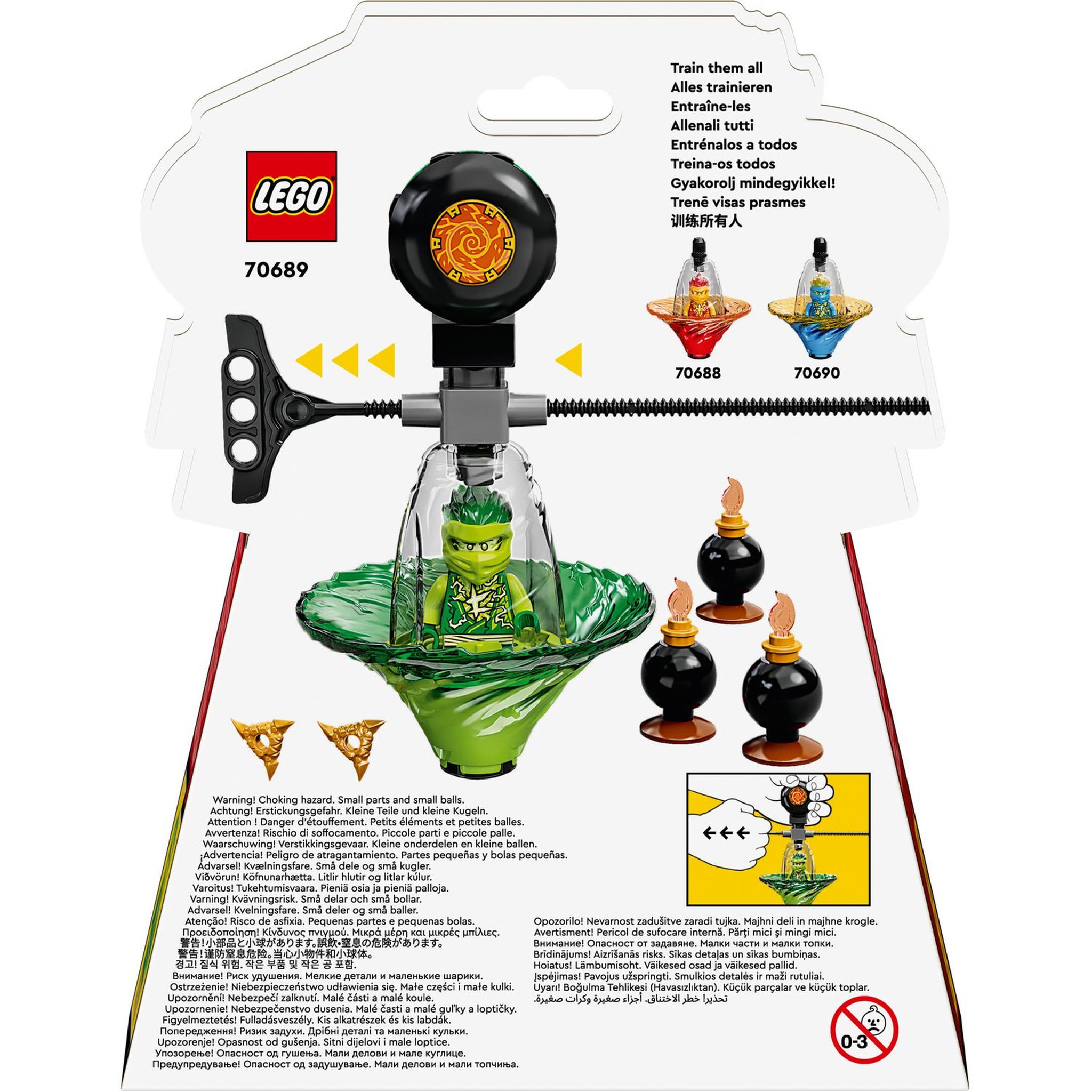 Voir la diapositive 9 : LEGO Ninjago 70689 - L'Entraînement Ninja Spinjitzu de Lloyd