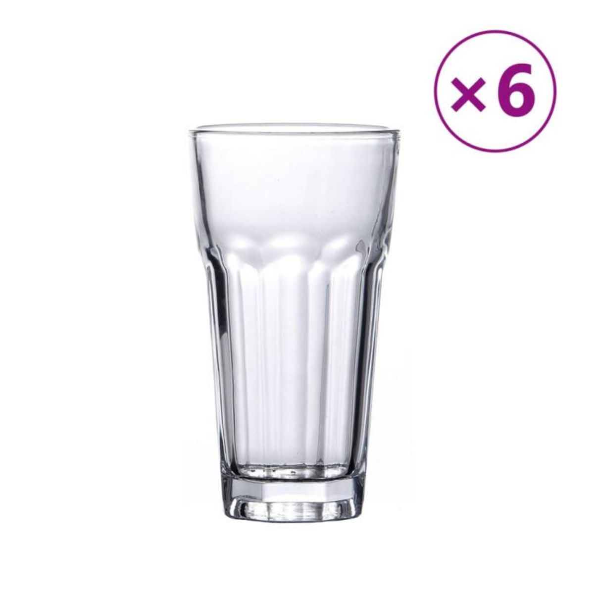 VIDAXL Verres à bière 6 pcs 310 ml