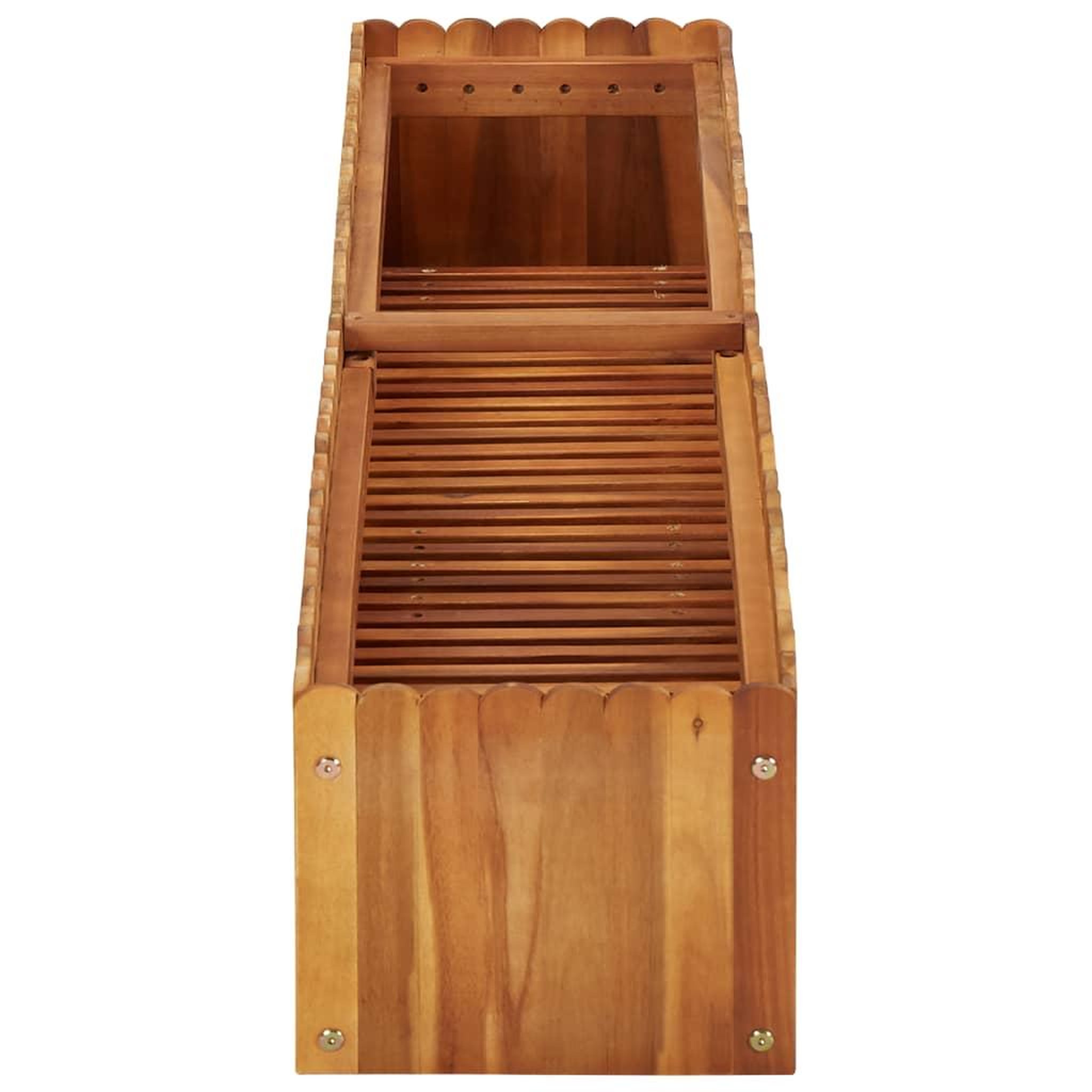 Voir la diapositive 3 : VIDAXL Lit sureleve de jardin 150x30x25 cm Bois massif d'acacia