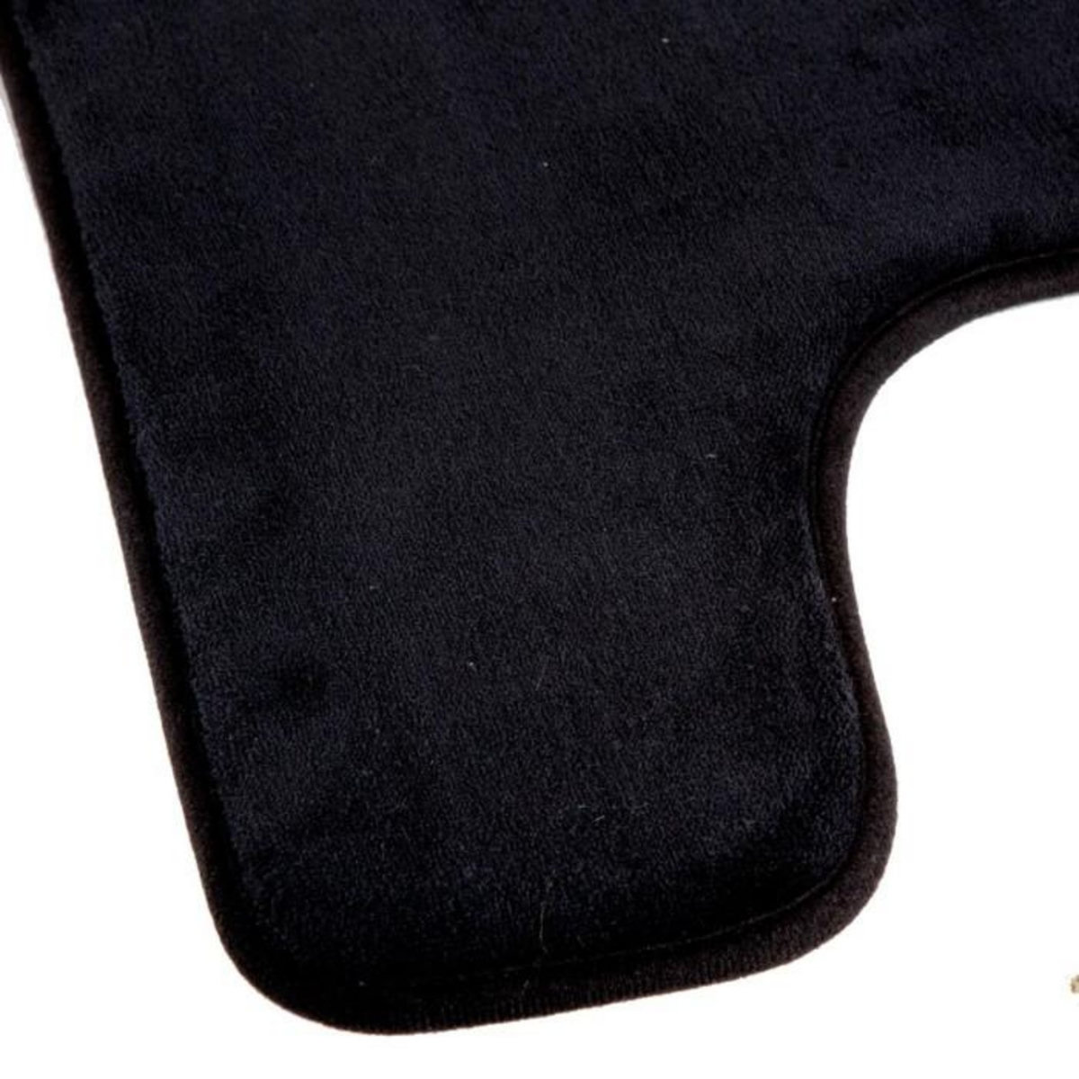Paris Prix Tapis Contour WC  Mémoire  48x48cm Noir