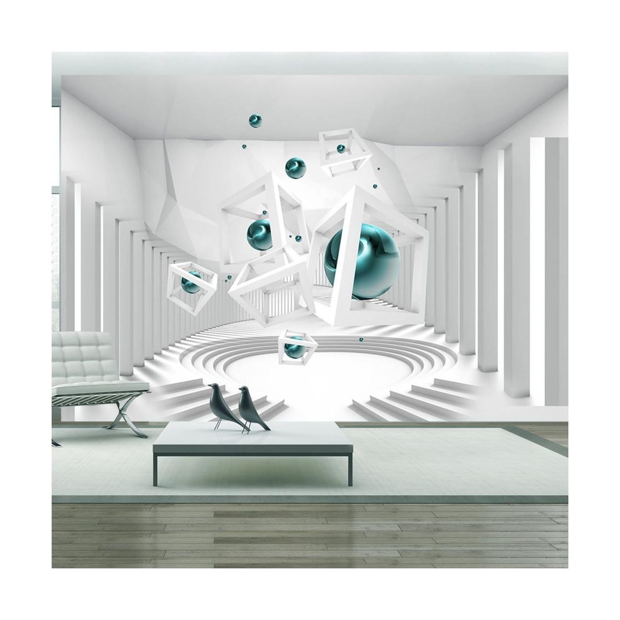 Paris Prix Papier peint  corridor of geometry. Coloris disponibles : Multicolore