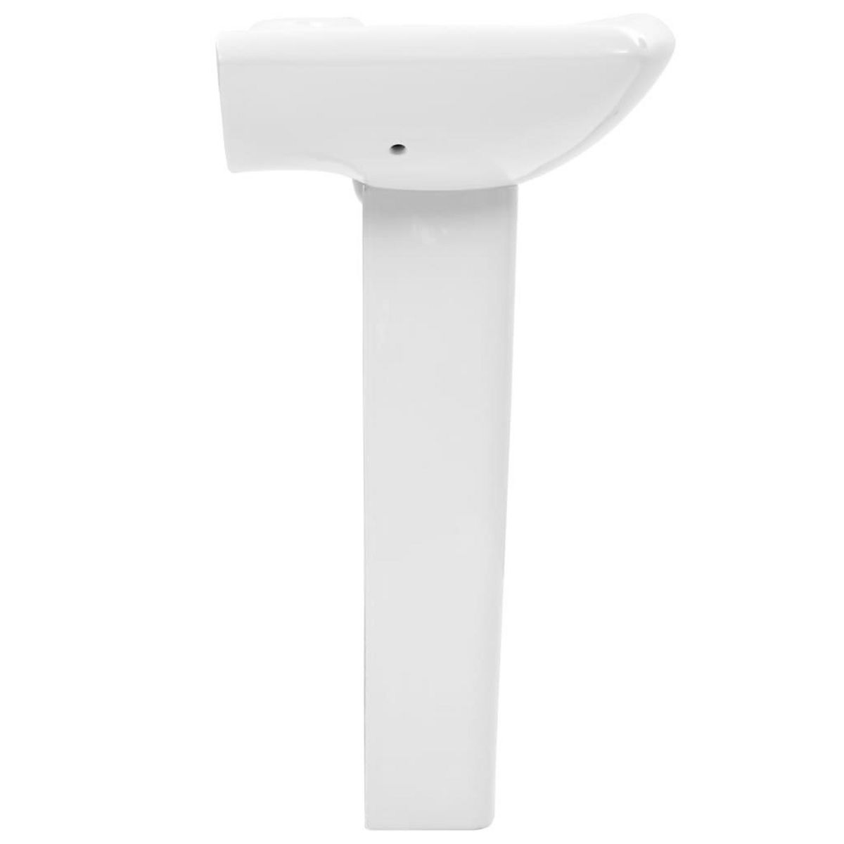 VIDAXL Lavabo autoportant avec socle Ceramique Blanc 580x470x200 mm