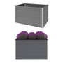 Voir la diapositive 1 : VIDAXL Lit sureleve de jardin WPC 150x100x91 cm Gris