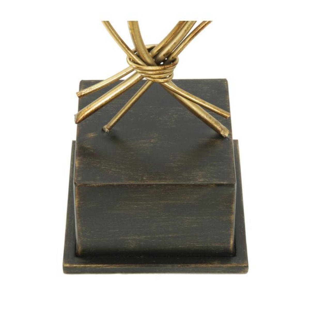 Paris Prix Bougeoir Design en Métal  Iris  44cm Or