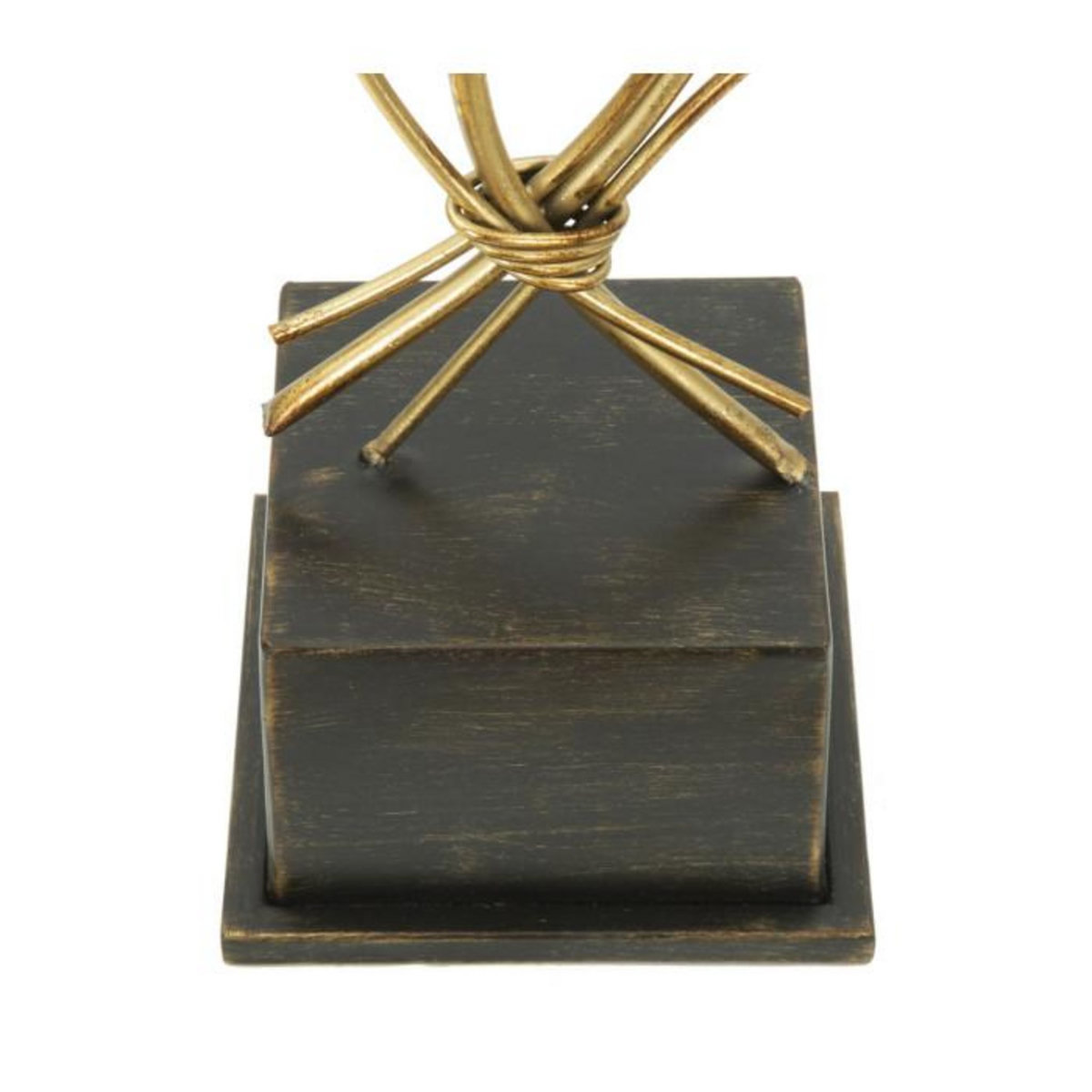 Paris Prix Bougeoir Design en Métal  Iris  44cm Or