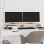 Voir la diapositive 3 : VIDAXL Support pour moniteur 100x27x10 cm Bois de pin solide