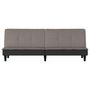 Voir la diapositive 4 : VIDAXL Canape-lit taupe tissu