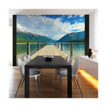 Paris Prix Papier Peint  Entre Lac & Montagnes. Coloris disponibles : Multicolore