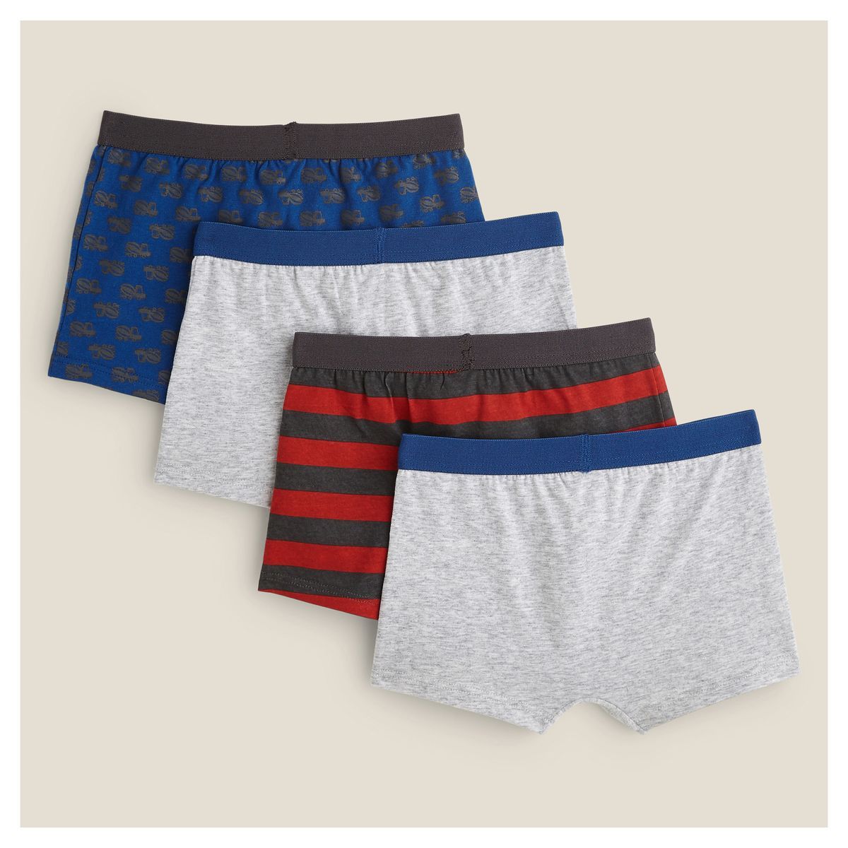 IN EXTENSO Lot de 4 boxers garçon