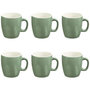 Voir la diapositive 1 : SECRET DE GOURMET Lot de 6 Mugs  Colorama  18cl Menthe