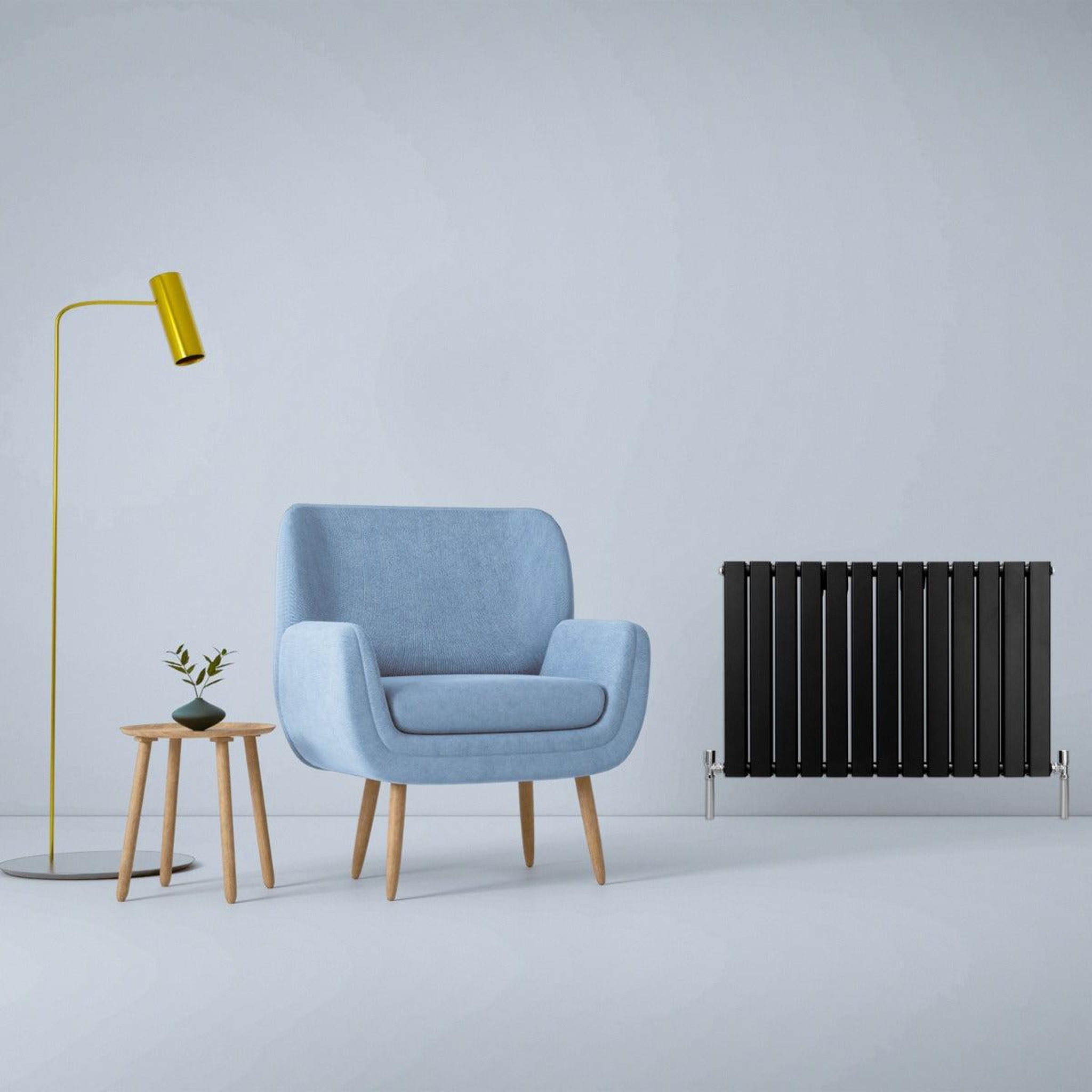 Voir la diapositive 2 : MONSTERSHOP Radiateur plat à 2 panneaux - 600 x 910 mm