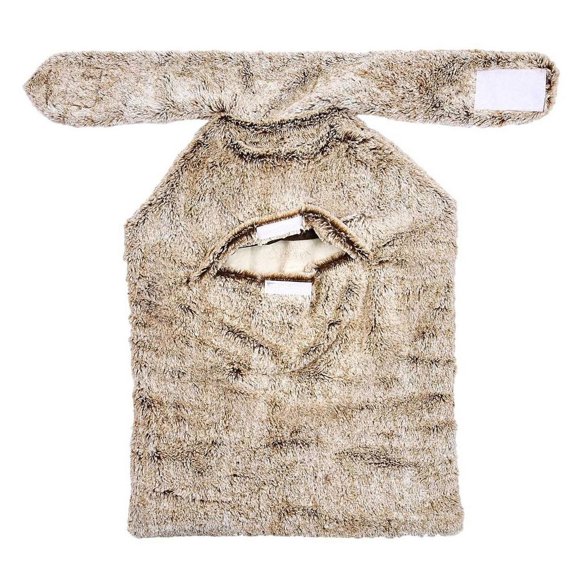 TOILINUX Bouillotte couverture dorsale micro-ondable - Marron