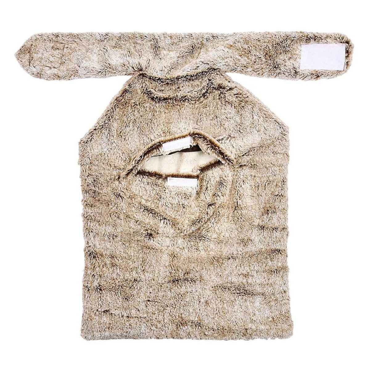 TOILINUX Bouillotte couverture dorsale micro-ondable - Marron