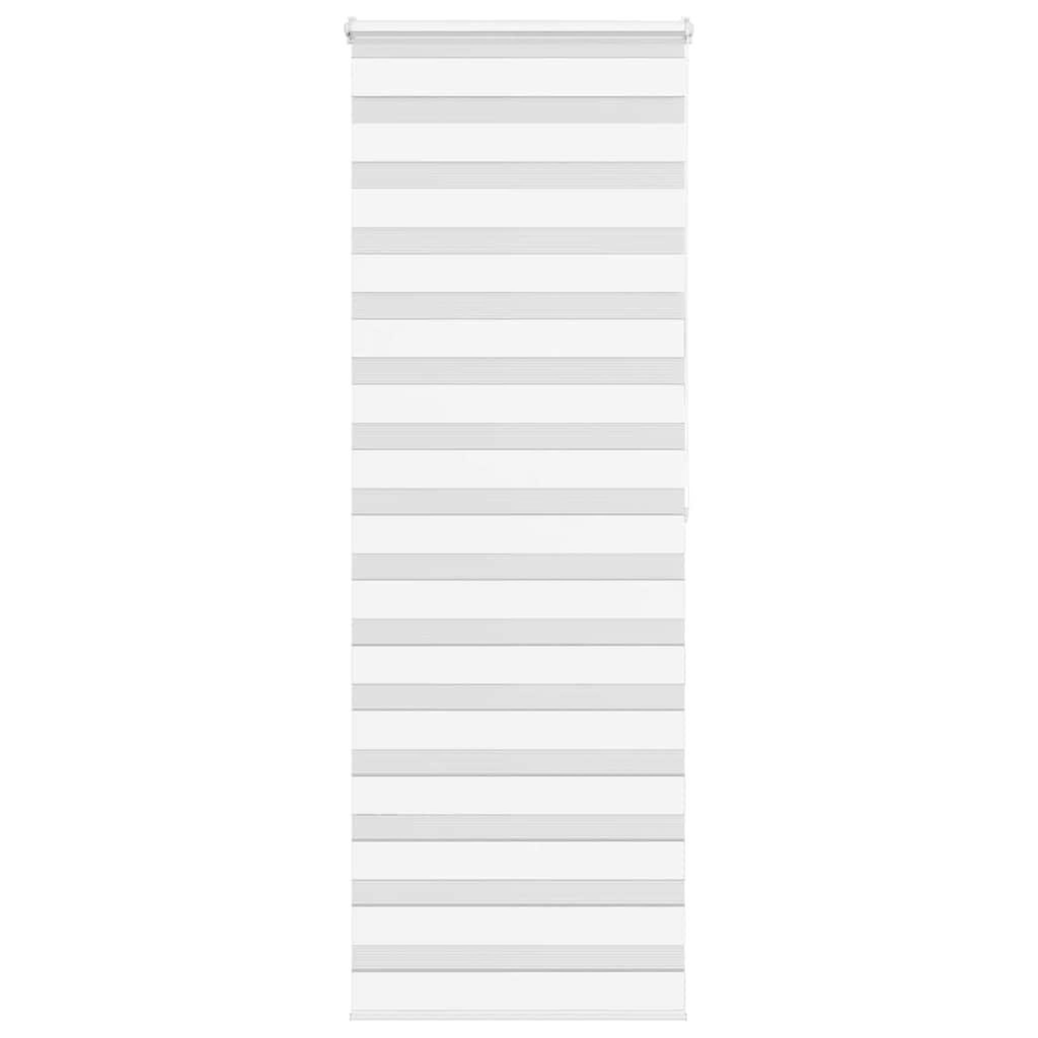 VIDAXL Store zebre blanc 80x200 cm largeur du tissu 75,9 cm polyester