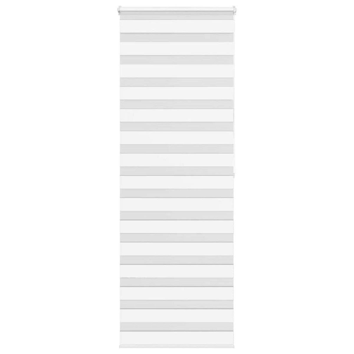 VIDAXL Store zebre blanc 80x200 cm largeur du tissu 75,9 cm polyester