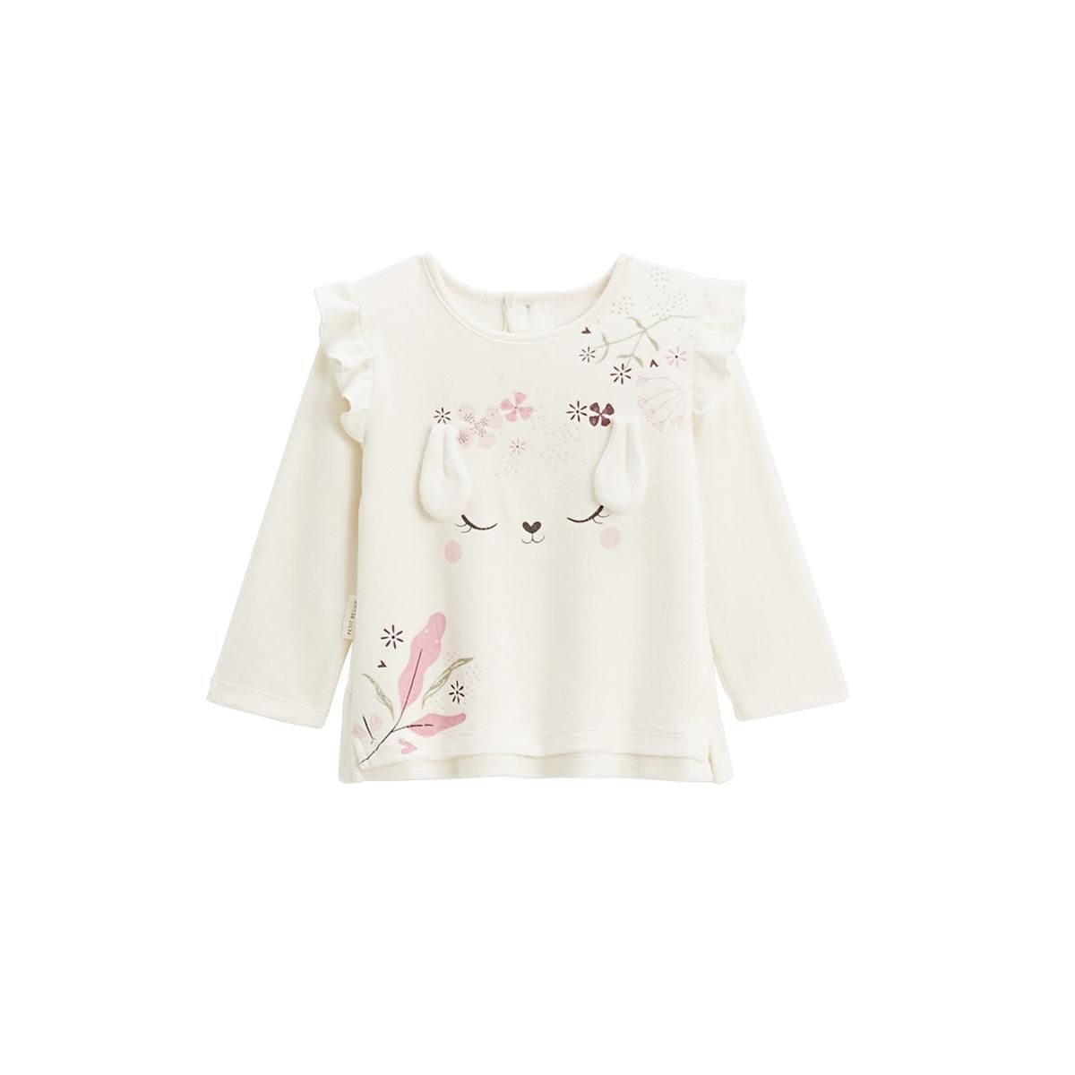 Petit Béguin Pyjama enfant 2 pièces en velours Mila