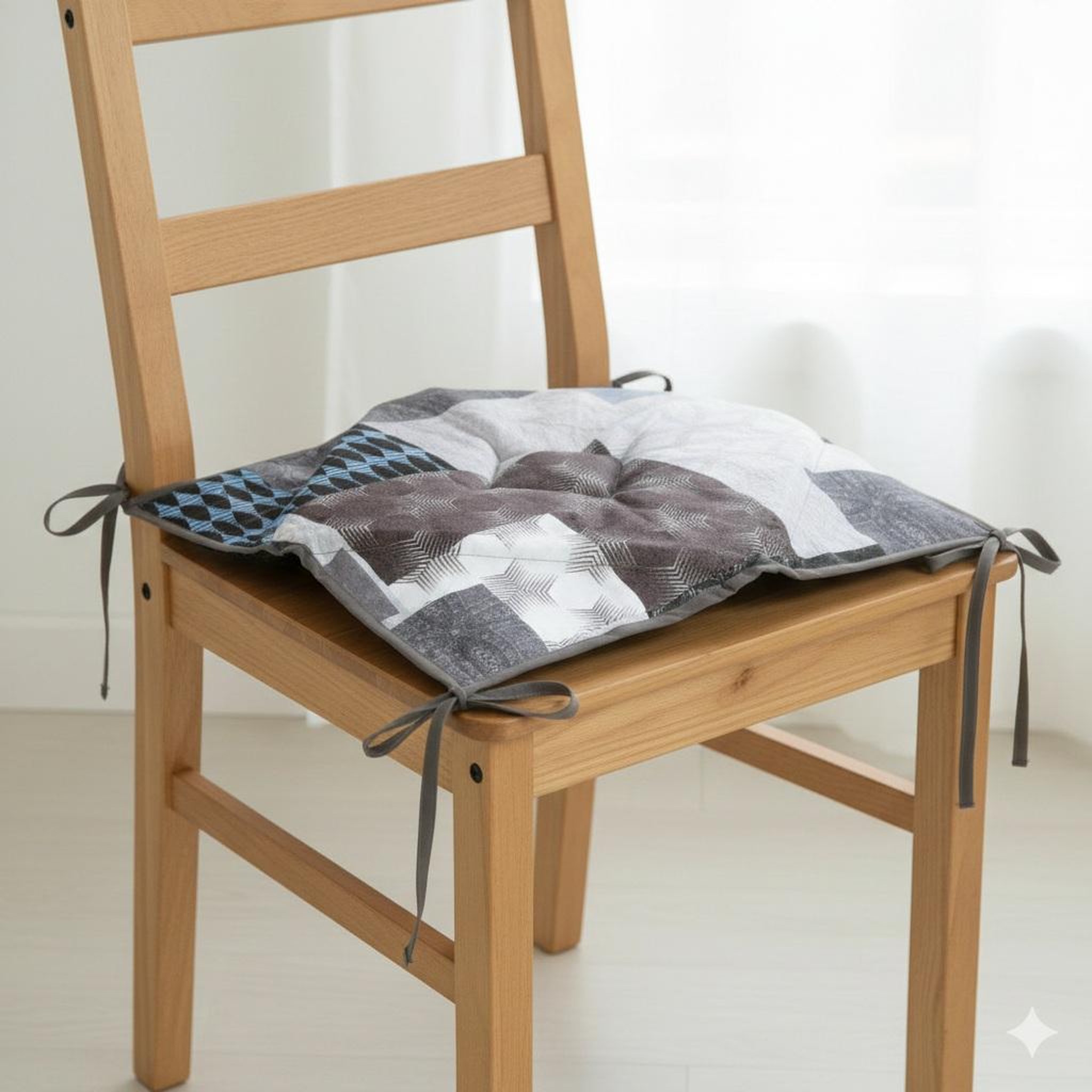 Voir la diapositive 2 : Eden Coussin galette de chaise assise 36 x 36 cm lanix
