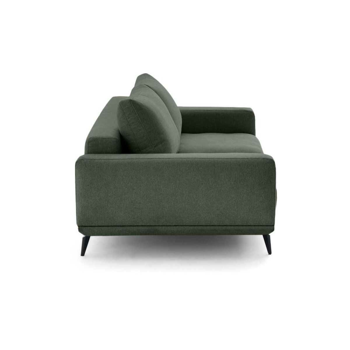 LISA DESIGN Vicence - canapé droit 3 places convertible en tissu