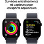 Voir la diapositive 4 : APPLE Montre connectée Serie 10 46mm Alu/Noir Loop