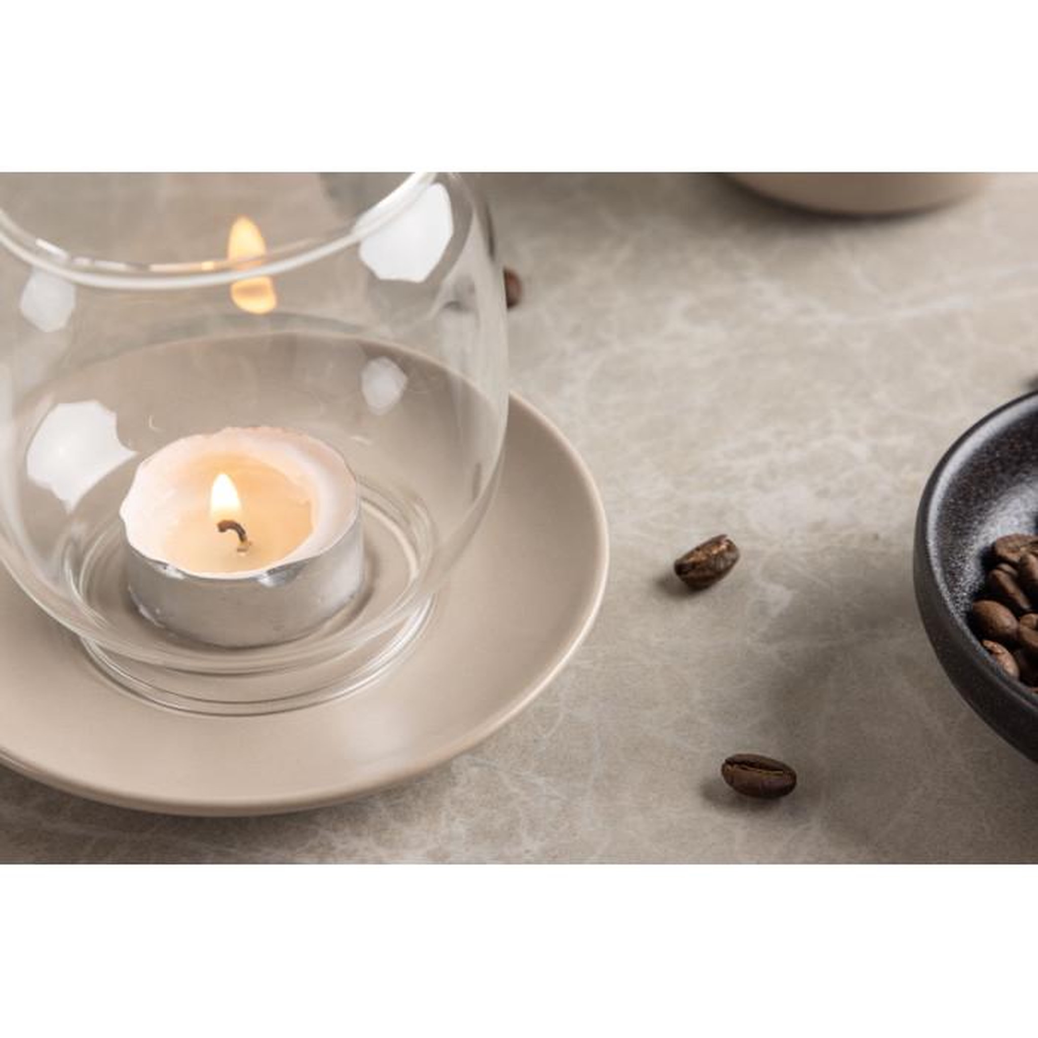 Voir la diapositive 3 : Paris Prix Lanterne en Verre  Archy  12cm Beige