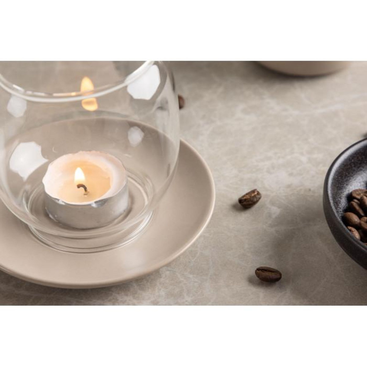 Paris Prix Lanterne en Verre  Archy  12cm Beige