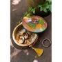 Voir la diapositive 4 : Paris Prix Boîte Déco Ronde en Bois  Delhi  26cm Multicolore