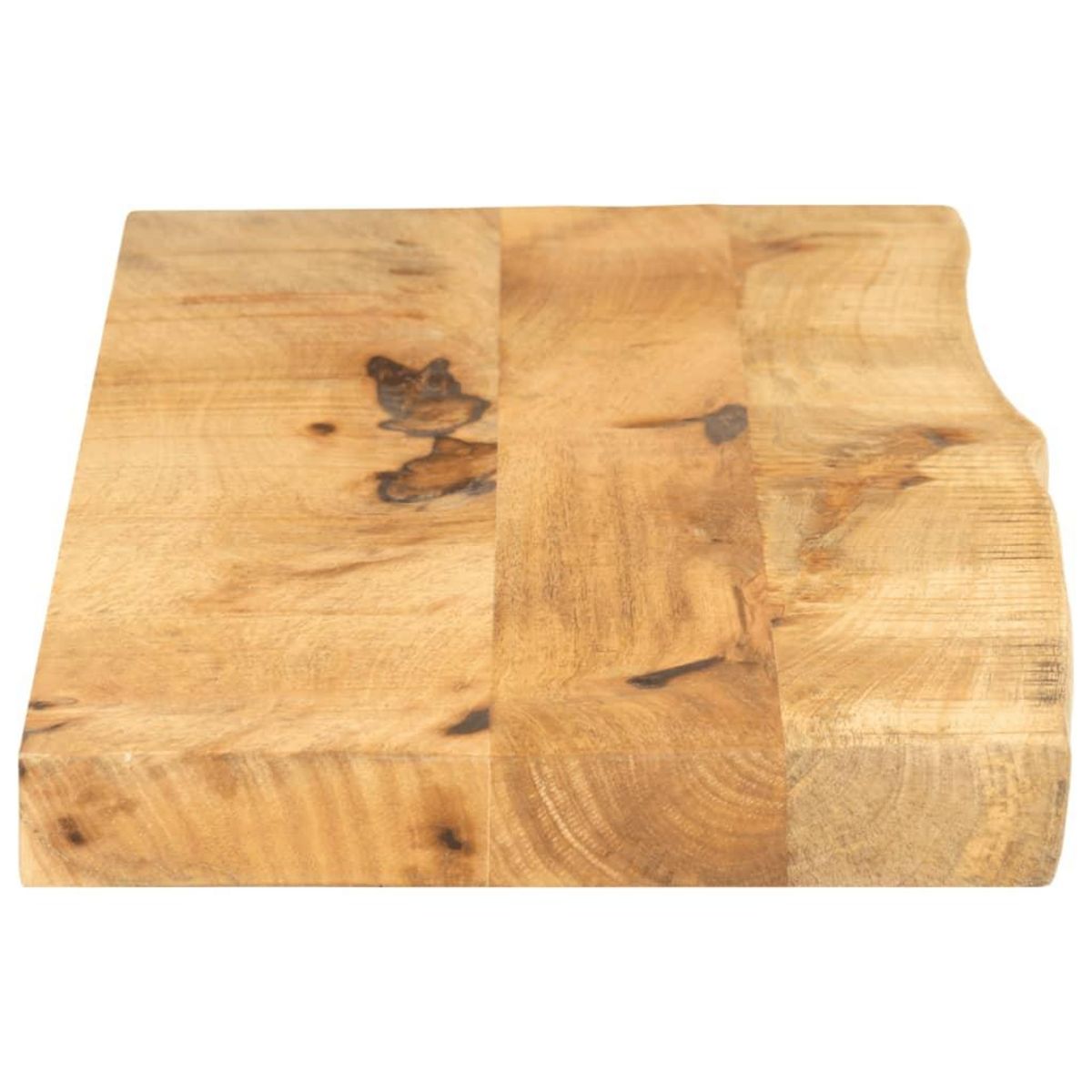 VIDAXL Dessus de table 100x20x2,5cm bord vif bois massif manguier brut