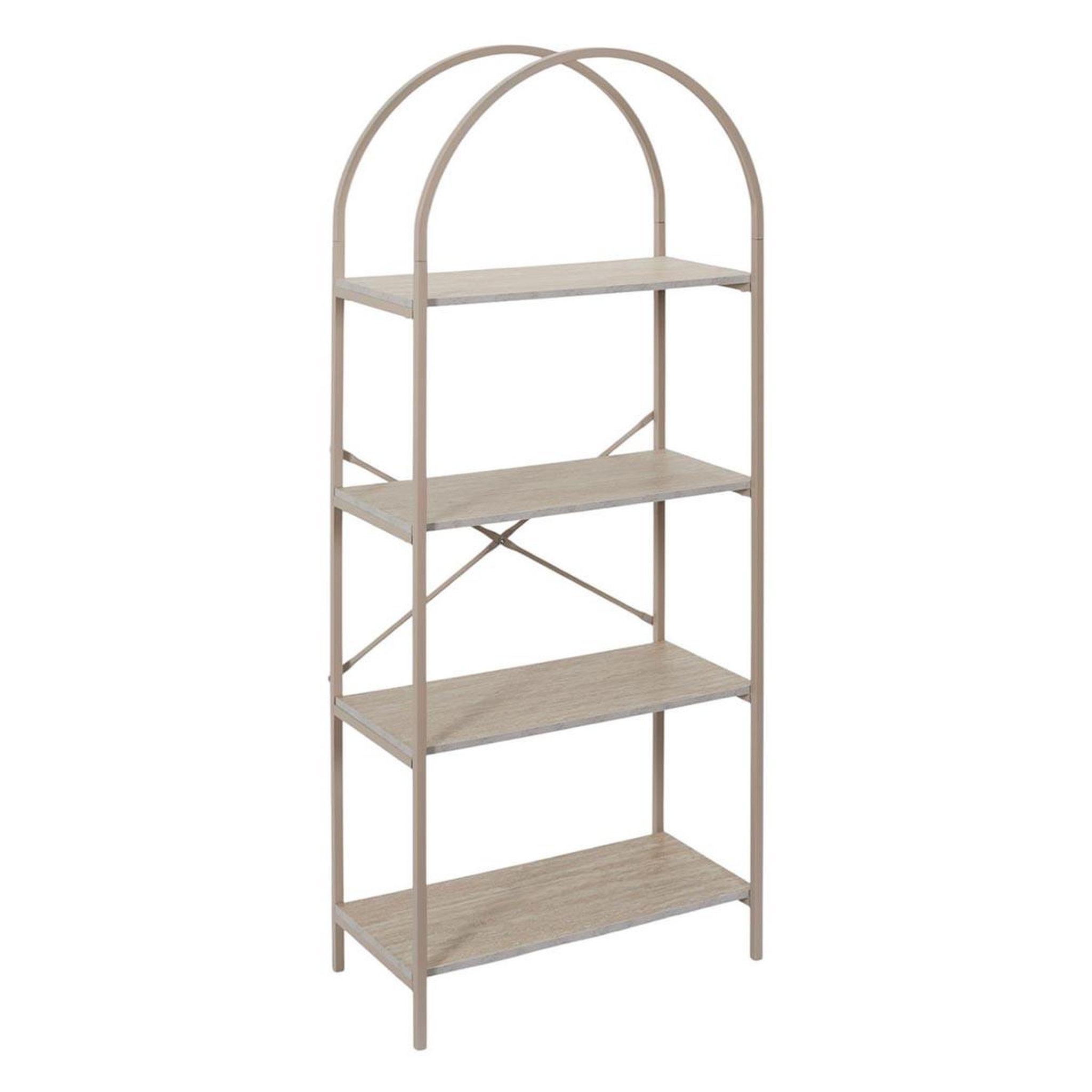The Home Deco Factory Étagère arche 4 niveaux  terra nova  142cm beige